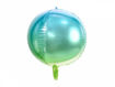 Picture of FOIL BALLOON OMBRE BALL BLUE & GREEN 18 INCH